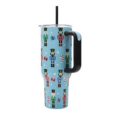 Nutcrackers Vacuum Insulated 40 Oz. Stainless Steel Tumbler