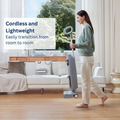 Tineco GO H2O SENSE Cordless Floor Washer with Mess Detection-Titanium Powder Blue: Multipurpose, Hardwood, Hard Floor, 2 Speeds, 0.6L Water Tank