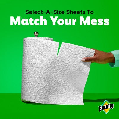 Bounty Printed Select-A-Size Paper Towels - 6 Triple Rolls