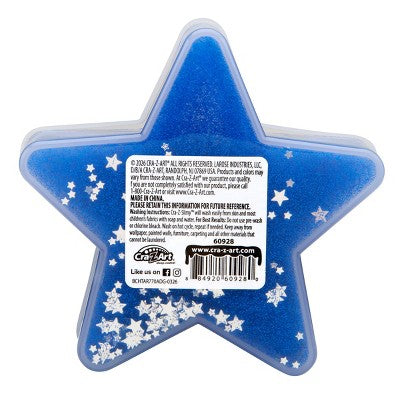 Cra-Z-Slimy Americana Star Spangled Slimy Container - Blue