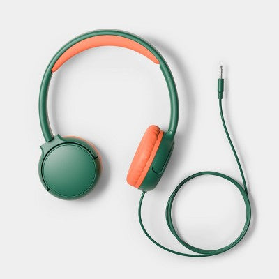 Wired Kids' Headphones Green - heyday
