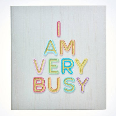 Gartner Studios 1" 3 Ring Binder Wabi Sabi Pattern C I Am Very Busy