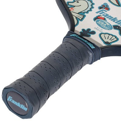 Franklin Sports Youth Paddle - Sea Creature Graphic: Fiberglass Construction Racquet