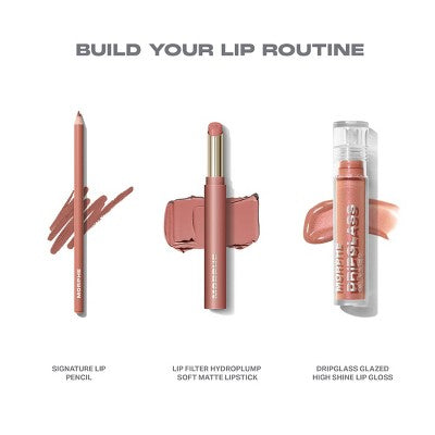 Morphe Lip Filter Hyproplump Soft Matte Lipstick - Ballet - 2.3g: Vegan, Nourishing, Cream Formula, Single Container