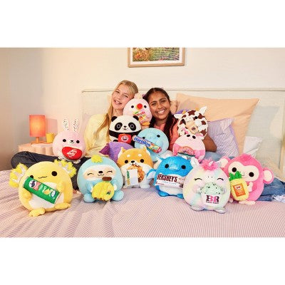 Snackles 8" Cow and Kung Fu Tea Plush: Stuffed Animal Polyester Character, Snackles Series 2