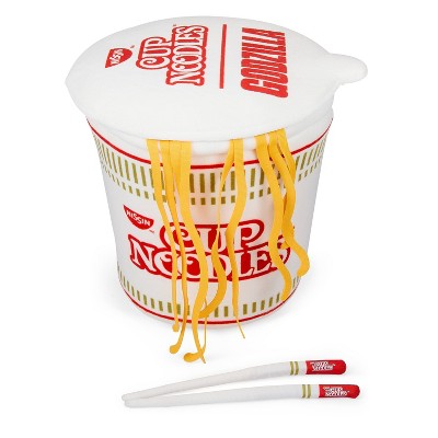 NECA Nissin x Godzilla 10" Interactive Plush Godzilla in Cup Noodles