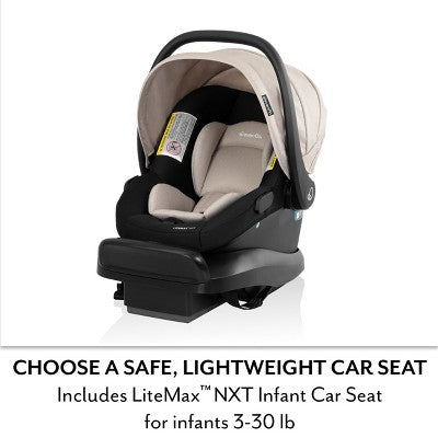 Evenflo Pivot Xpand Travel System with LiteMax NXT Infant Car Seat - Canyon Beige (LOCAL PICKUP ONLY)