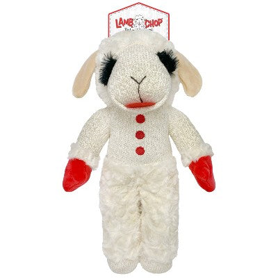 Multipet 13" Standing Lamb Chop Dog Interactive Plush Toy