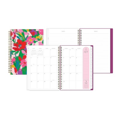 Rhi James for Blue Sky Weekly/Monthly Planner Notes (15 Month) Wirebound 5.875"x8.625" Printed - Floral Brushstroke