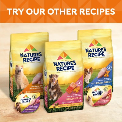 Nature's Recipe Grain Free Chicken, Sweet Potato & Pumpkin Recipe Adult Dry Dog Food - 4lbs