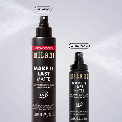 Milani Make It Last Matte Finish Charcoal Setting Spray - 6 fl oz
