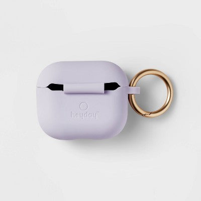 Apple AirPods (3rd Generation) Silicone Case with Clip - heyday Purple