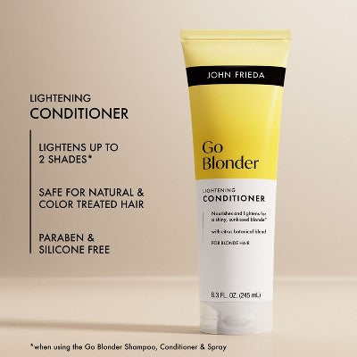 John Frieda Go Blonder Lightening Blonde Conditioner - 8.3 fl oz