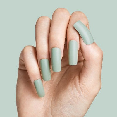 KISS Products Full-Cover Press-On Fake Nails Kit - Long Curve Overlap - 100ct/0.11oz