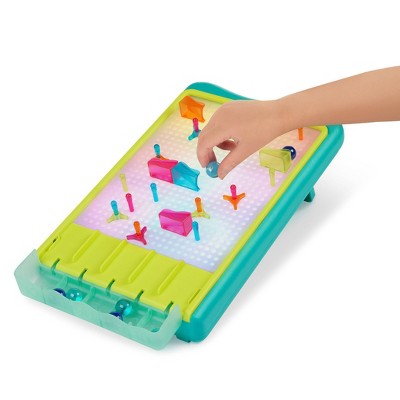 B. toys Light-Up Marble Drop - Marble Run & Peg Art Playset
