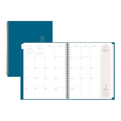 Rhi James for Blue Sky Weekly/Monthly Planner 15 Month Wirebound 8.5"x11" Solid - Indigo