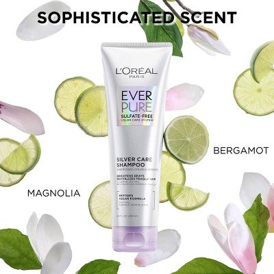L'Oreal Paris EverPure Silver Care Shampoo for Gray Hair - 8.5 fl oz