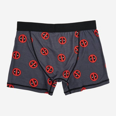 Men's Deadpool Boxer Briefs - Gray L
