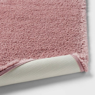 21"x34" Spa Plush Bath Rug Mauve - Threshold