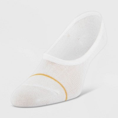 All Pro Women's 3 pk Ultralight Low Liner Socks - White 4-10: Breathable, Moisture Wicking, Y-Heel Stitching