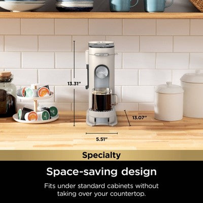 Ninja Pods & Grounds Specialty Single-Serve Hot & Iced Coffee Maker Stone