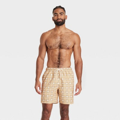 Men's 7" Swim Trunks Goodfellow & Co Yellow XL