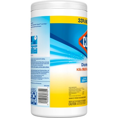 Clorox Lemon Disinfecting Wipes - 100ct