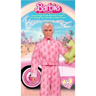 Barbie The Movie Ken Collectible Doll, Ryan Gosling as Ken Wearing Pink Jumpsuit