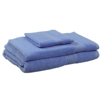 6pc Bath Towel Set Blue/Gray/White Striped - Kapoor Home