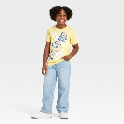 Boys' Minions Short Sleeve Graphic T-Shirt - Yellow M