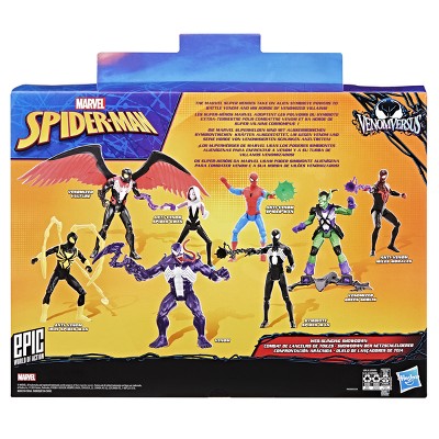 Marvel Spider-Man Venom vs Epic World of Action Web-Slinging Showdown