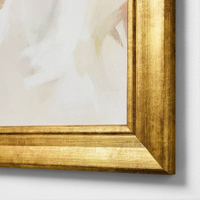 28"x38" Modern Abstract Light Framed Wall Art with Ornate Frame - Threshold designed with Studio McGee (LOCAL PICKUP ONLY)