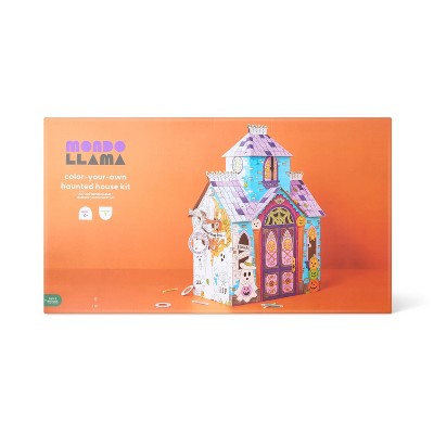 Halloween Craft Haunted House Fort Coloring Activity DIY - Mondo Llama (LOCAL PICKUP ONLY)