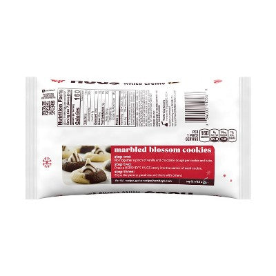 HERSHEY'S Hugs Christmas Milk Chocolate White Creme Candy - 10.1oz