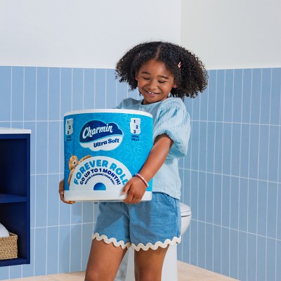 Charmin Ultra Soft Bath Tissue Septic-Safe Toilet Paper Forever Roll Refill - 1700 Sheet