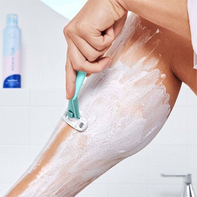 Athena Women's 5 Blade Reusable Razor Kit - Mint