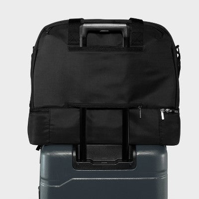 Weekender Bag with Drop-Bottom - Open Story Black (LOCAL PICKUP ONLY)