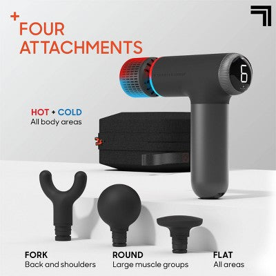 Sharper Image Powerboost Pro+ Compact Hot & Cold Percussion Massager