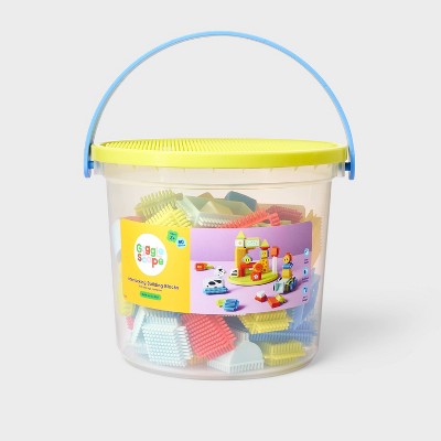 Interlocking Building Blocks Set - 80pc - Gigglescape: Educational Manipulatives, Fine Motor Skills, Ages 3+