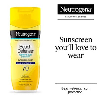 Neutrogena Beach Defense Lotion - Twin Pack - SPF 70