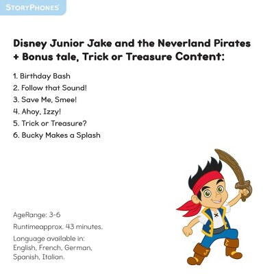 StoryPhones Disney Junior Featuring Jake and The Neverland Pirates