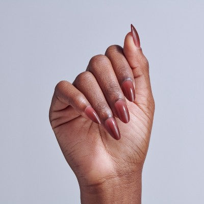 KISS Nails CORE Press-On Fake Nails - Medium Almond - Pinot Noir - 35ct