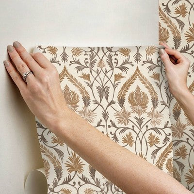 Brewster Peel and Stick 1pc Wallpaper Isle Brown