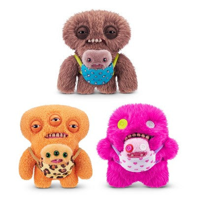 Fuggler Squidge Brown Long Pile Mini Rascals