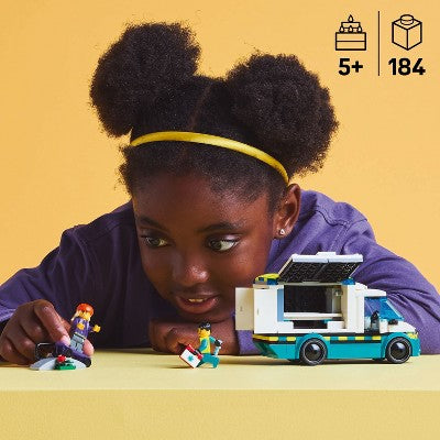 LEGO City Emergency Ambulance Building Toy with 2 Minifigures 60451