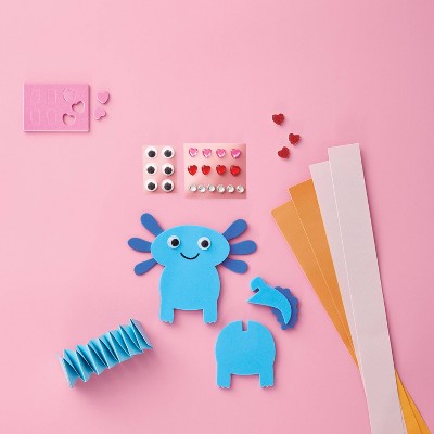 3ct Valentine's Craft Paper Accordion Animal Activity Kit - Mondo Llama