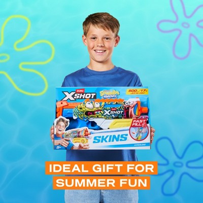 XSHOT Water Skins Fast Fill Hyperload Water Blaster - Sponge Bob