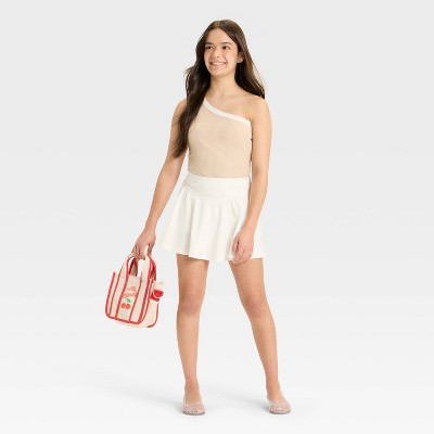 Girls' Tennis Skort - art class White M