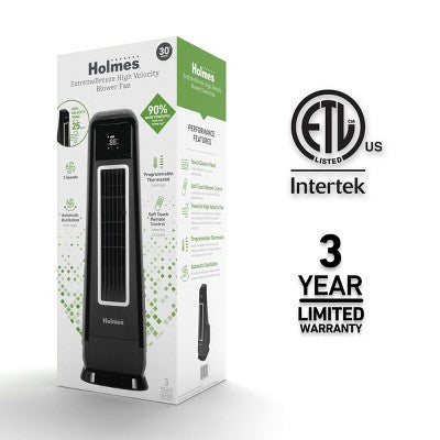 Holmes 30" Extreme Breeze High Velocity Blower Oscillating Tower Fan (LOCAL PICKUP ONLY)