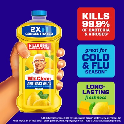 Mr. Clean Lemon Liquid Antibacterial Multi-Surface Cleaner - 41 fl oz